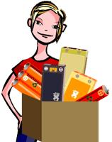 Illustration encouraging return of rechargeable batteries to collection points